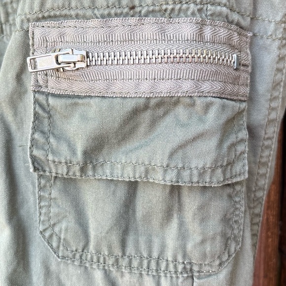 Rave R4R Floral Pants • Embroidered • Green Khaki Cargo • Size 5 - Picture 6 of 9